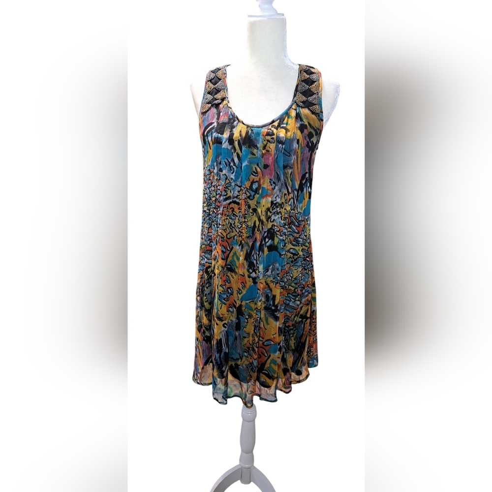 Alberto Makali multi color sleeveless dress